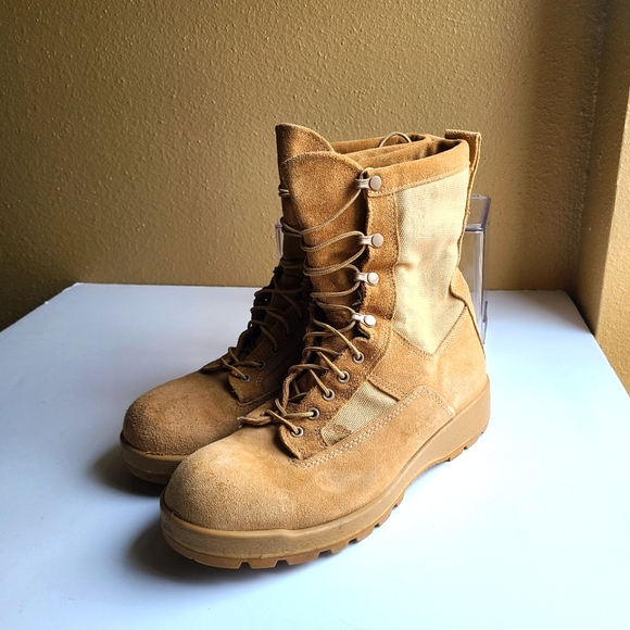 BATES E33100-F FLIGHT VEHICLE COMBAT CREWMEN COLD WEATHER TAN BOOTS 11.5W main image 8